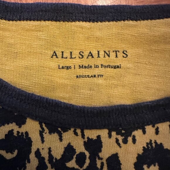 Allsaints Large Leopard Print Sleeveless Top - Picture 3 of 7